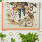 ヴィンテージ魔法ポスター、マジシャンChung Ling Soo キッチンタオル (折り畳み)