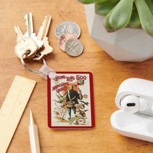 ヴィンテージ魔法ポスター、マジシャンChung Ling Soo キーホルダー (デスク)