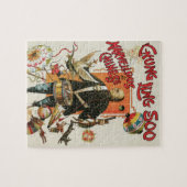 ヴィンテージ魔法ポスター、マジシャンChung Ling Soo ジグソーパズル (横)