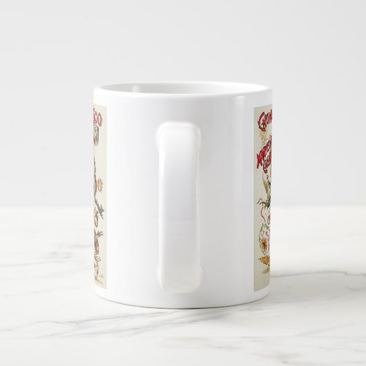 ヴィンテージ魔法ポスター、マジシャンChung Ling Soo ジャンボコーヒーマグカップ (裏面)