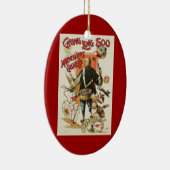 ヴィンテージ魔法ポスター、マジシャンChung Ling Soo セラミックオーナメント (右)