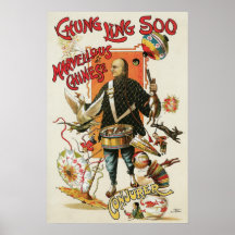 ヴィンテージ魔法ポスター、マジシャンChung Ling Soo