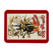 ヴィンテージ魔法ポスター、マジシャンChung Ling Soo マグネット (横)