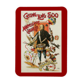 ヴィンテージ魔法ポスター、マジシャンChung Ling Soo マグネット