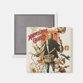 ヴィンテージ魔法ポスター、マジシャンChung Ling Soo マグネット (正面/裏面)