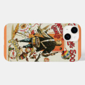 ヴィンテージ魔法ポスター、マジシャンChung Ling Soo Case-Mate iPhoneケース (裏面 (横))
