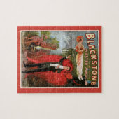 ヴィンテージ魔法ポスター、素晴らしブラックストーンマジシャン ジグソーパズル (横)