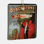 ヴィンテージ魔法ポスター、素晴らしブラックストーンマジシャン セラミックオーナメント (右)