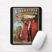 ヴィンテージ魔法ポスター、素晴らしブラックストーンマジシャン マウスパッド (マウス)