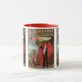 ヴィンテージ魔法ポスター、素晴らしブラックストーンマジシャン マグカップ (中央)