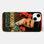 ヴィンテージ魔法ポスター、素晴らしブラックストーンマジシャン Case-Mate iPhoneケース (裏面 (横))