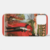 ヴィンテージ魔法ポスター、素晴らしブラックストーンマジシャン Case-Mate iPhoneケース (裏面 (横))