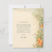 ヴィンテージ魔法ランド紙 サンキューカード (裏面)