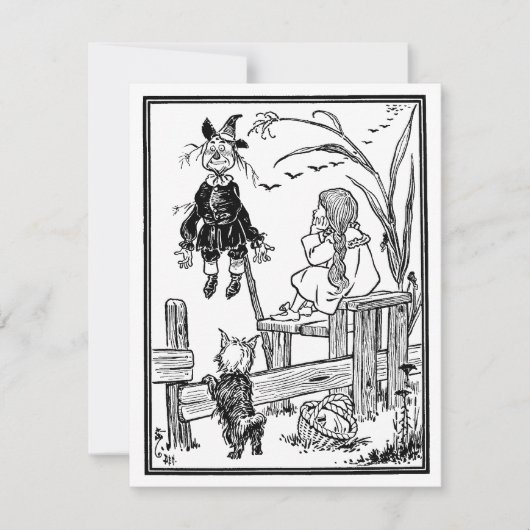 ヴィンテージ魔法使いのドロシー・トト、かかしに会う (正面)