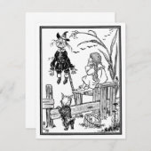 ヴィンテージ魔法使いのドロシー・トト、かかしに会う (正面/裏面)