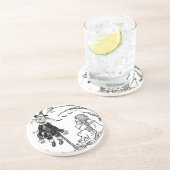 ヴィンテージ魔法使いのドロシー・トト、かかしに会う コースター (側面)