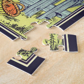 ヴィンテージ魔法使いのドロシー・トト、かかしに会う ジグソーパズル (側面)