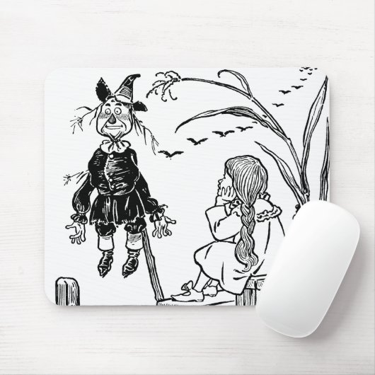 ヴィンテージ魔法使いのドロシー・トト、かかしに会う マウスパッド (マウス)