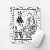 ヴィンテージ魔法使いのドロシー・トト、かかしに会う マウスパッド (マウス)