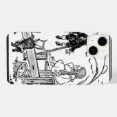 ヴィンテージ魔法使いのドロシー・トト、かかしに会う Case-Mate iPhoneケース (裏面 (横))