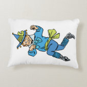 ヴィンテージ魔法使いオズかわいい踊りボーイ・マンチキン！ アクセントクッション (裏面)