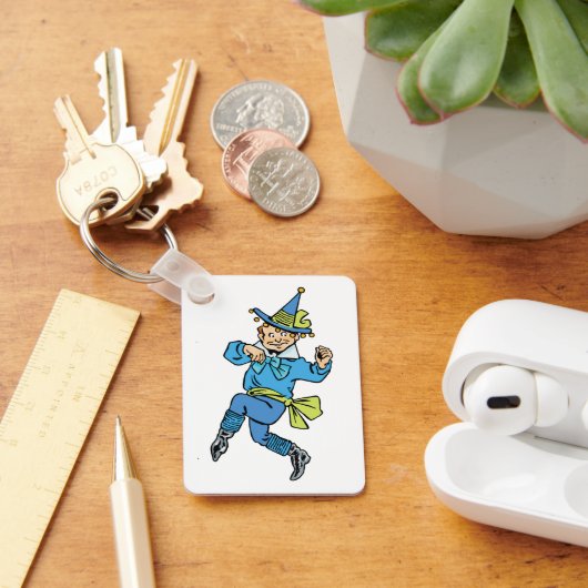 ヴィンテージ魔法使いオズかわいい踊りボーイ・マンチキン! キーホルダー (デスク)