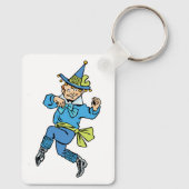 ヴィンテージ魔法使いオズかわいい踊りボーイ・マンチキン! キーホルダー (裏面)