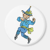 ヴィンテージ魔法使いオズかわいい踊りボーイ・マンチキン! マグネット (正面)