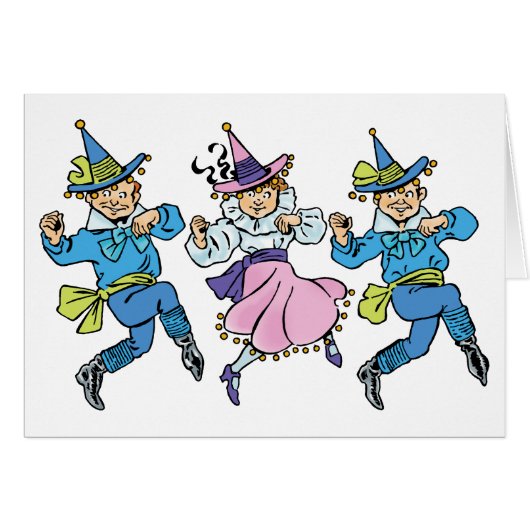 ヴィンテージ魔法使いオズかわいい踊りマンチキン！ (正面横)