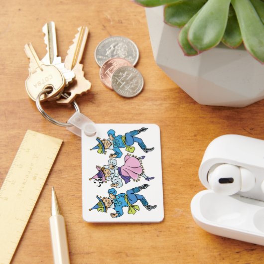 ヴィンテージ魔法使いオズかわいい踊りマンチキン! キーホルダー (デスク)