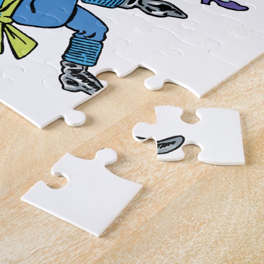 ヴィンテージ魔法使いオズかわいい踊りマンチキン! ジグソーパズル (側面)