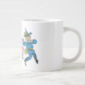 ヴィンテージ魔法使いオズかわいい踊りマンチキン! ジャンボコーヒーマグカップ (右)