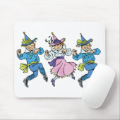ヴィンテージ魔法使いオズかわいい踊りマンチキン! マウスパッド (マウス)