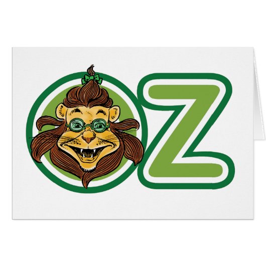 ヴィンテージ魔法使いオズの手紙のライオン (正面横)