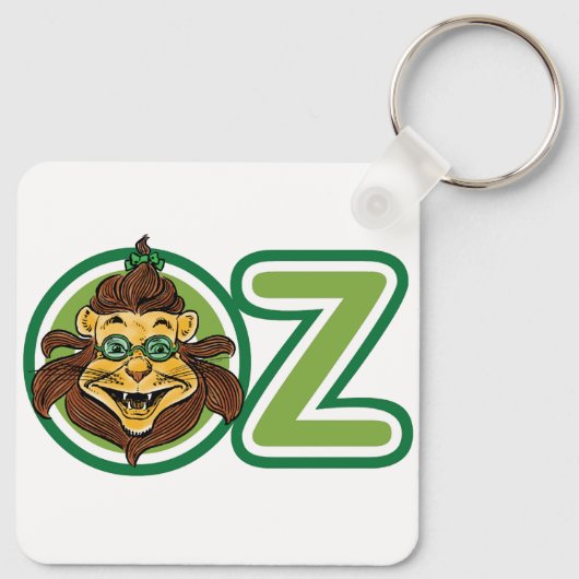 ヴィンテージ魔法使いオズの手紙のライオン キーホルダー (裏面)