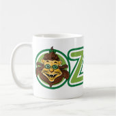 ヴィンテージ魔法使いオズの手紙のライオン コーヒーマグカップ (左)