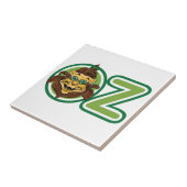 ヴィンテージ魔法使いオズの手紙のライオン タイル (側面)