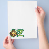 ヴィンテージ魔法使いオズの手紙のライオン チラシ (手)