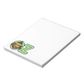 ヴィンテージ魔法使いオズの手紙のライオン ノートパッド (回転)