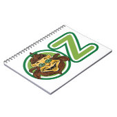 ヴィンテージ魔法使いオズの手紙のライオン ノートブック (左側)