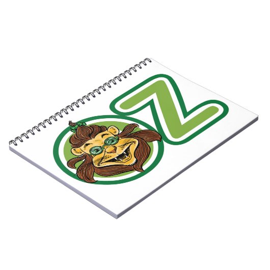 ヴィンテージ魔法使いオズの手紙のライオン ノートブック (左側)