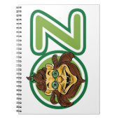 ヴィンテージ魔法使いオズの手紙のライオン ノートブック (正面)