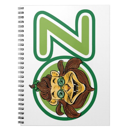 ヴィンテージ魔法使いオズの手紙のライオン ノートブック (正面)