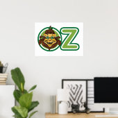 ヴィンテージ魔法使いオズの手紙のライオン ポスター (ホームオフィス)