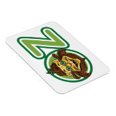 ヴィンテージ魔法使いオズの手紙のライオン マグネット (右側)