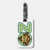 ヴィンテージ魔法使いオズの手紙のライオン ラゲッジタグ (裏面縦)