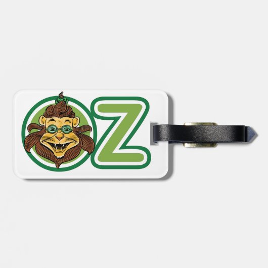 ヴィンテージ魔法使いオズの手紙のライオン ラゲッジタグ (裏面横)
