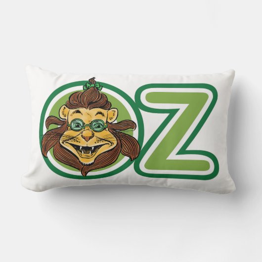 ヴィンテージ魔法使いオズの手紙のライオン ランバークッション (正面)