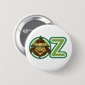 ヴィンテージ魔法使いオズの手紙のライオン 缶バッジ (正面&裏面)