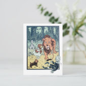 ヴィンテージ魔法使いオズキャラクター黄れんが道 ポストカード (スタンド正面)